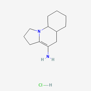 1,2,3,5,5a,6,7,8,9,9a-Decahydropyrrolo[1,2-a]quinolin-4-amine hydrochloride