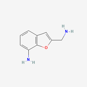 2-(Aminomethyl)benzofuran-7-amine