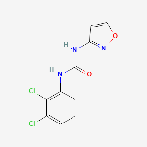molecular formula C10H7Cl2N3O2 B5739107 N-(2,3-DICHLOROPHENYL)-N'-(3-ISOXAZOLYL)UREA 