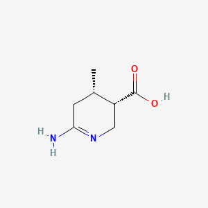 (3S,4S)-6-Amino-4-methyl-2,3,4,5-tetrahydropyridine-3-carboxylic acid