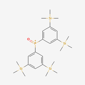 molecular formula C24H42OPSi4+ B573924 Bis(3,5-bis(trimethylsilyl)phenyl)phosphine oxide CAS No. 187344-98-5