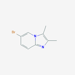 molecular formula C9H9BrN2 B057393 6-Bromo-2,3-dimethylimidazo[1,2-A]pyridine CAS No. 121394-38-5