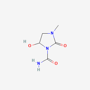 5-Hydroxy-3-methyl-2-oxoimidazolidine-1-carboxamide