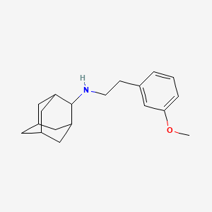 molecular formula C19H27NO B5739412 N-[2-(3-methoxyphenyl)ethyl]adamantan-2-amine 