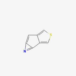 molecular formula C7H3NS B573951 Thieno[3',4':3,4]cyclopenta[1,2-b]azirene CAS No. 161382-87-2