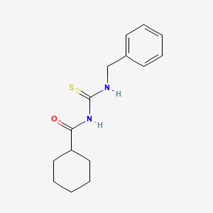 molecular formula C15H20N2OS B5739519 N-(benzylcarbamothioyl)cyclohexanecarboxamide CAS No. 431069-88-4