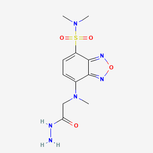 molecular formula C11H16N6O4S B573957 DBD-CO-Hz CAS No. 179951-63-4