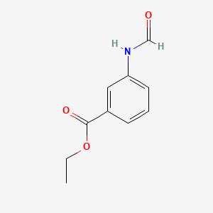 molecular formula C10H11NO3 B573958 Ethyl 3-formamidobenzoate CAS No. 192632-33-0