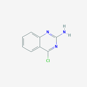 molecular formula C8H6ClN3 B057396 4-氯喹唑啉-2-胺 CAS No. 124309-74-6