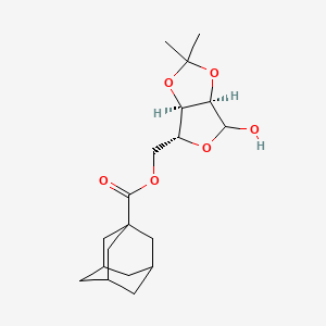 molecular formula C19H28O6 B573960 5-O-Adamantancarbonyl-2,3-O-isopropylidene-D-ribofuranose CAS No. 177415-06-4