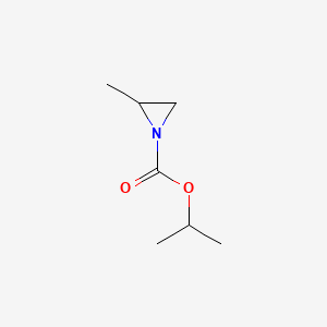 molecular formula C7H13NO2 B573962 Isopropyl 2-methylaziridine-1-carboxylate CAS No. 170116-58-2