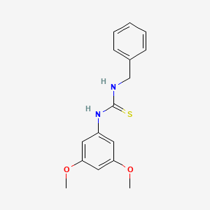 molecular formula C16H18N2O2S B5739868 1-Benzyl-3-(3,5-dimethoxyphenyl)thiourea 