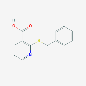 molecular formula C13H11NO2S B057400 2-(苄基硫代)烟酸 CAS No. 112811-90-2