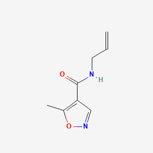 molecular formula C8H10N2O2 B574001 N-Allyl-5-methylisoxazole-4-carboxamide CAS No. 167538-17-2