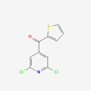 (2,6-Dichloropyridin-4-yl)(thiophen-2-yl)methanone