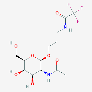 molecular formula C13H21F3N2O7 B057402 Trifluoroacetamidopropyl-2-acetamido-2-deoxygalactopyranoside CAS No. 122998-73-6
