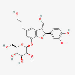 molecular formula C25H32O11 B574034 Clemastanin A CAS No. 172670-47-2