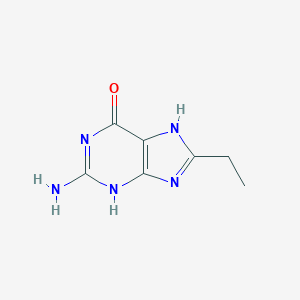 molecular formula C7H9N5O B057404 8-乙基鸟嘌呤 CAS No. 113193-97-8