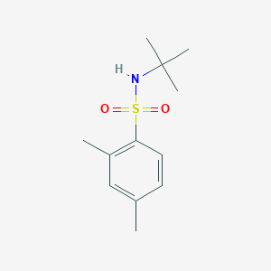 molecular formula C12H19NO2S B5740420 N-tert-butyl-2,4-dimethylbenzenesulfonamide 