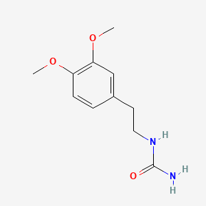 molecular formula C11H16N2O3 B5740506 1-(3,4-dimethoxyphenethyl)urea CAS No. 25017-47-4