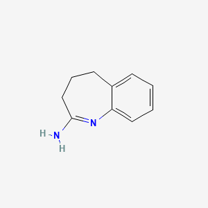 molecular formula C10H12N2 B5740644 4,5-dihydro-3H-1-benzazepin-2-amine 