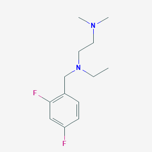 molecular formula C13H20F2N2 B5740698 N'-[(2,4-difluorophenyl)methyl]-N'-ethyl-N,N-dimethylethane-1,2-diamine 