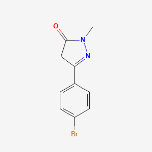 5-(4-Bromophenyl)-2-methyl-2,4-dihydro-3H-pyrazol-3-one