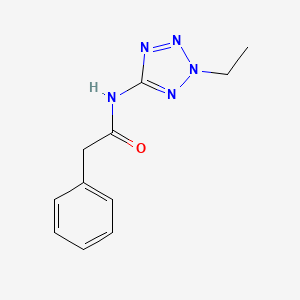 molecular formula C11H13N5O B5740875 N-(2-ethyltetrazol-5-yl)-2-phenylacetamide 