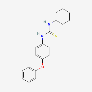 molecular formula C19H22N2OS B5740961 1-Cyclohexyl-3-(4-phenoxyphenyl)thiourea 