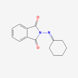 molecular formula C14H14N2O2 B5741361 2-(Cyclohexylideneamino)isoindole-1,3-dione 