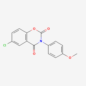 6-chloro-3-(4-methoxyphenyl)-2H-1,3-benzoxazine-2,4(3H)-dione