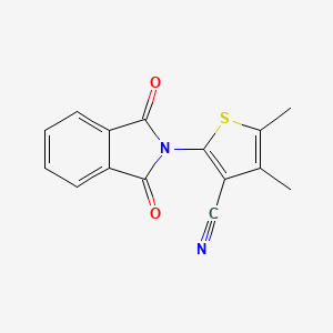2-(1,3-dioxo-1,3-dihydro-2H-isoindol-2-yl)-4,5-dimethyl-3-thiophenecarbonitrile