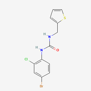 N-(4-bromo-2-chlorophenyl)-N'-(2-thienylmethyl)urea