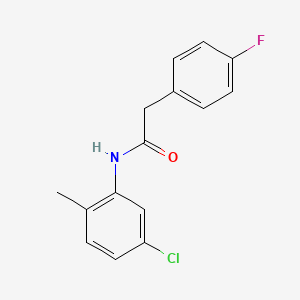 N-(5-chloro-2-methylphenyl)-2-(4-fluorophenyl)acetamide