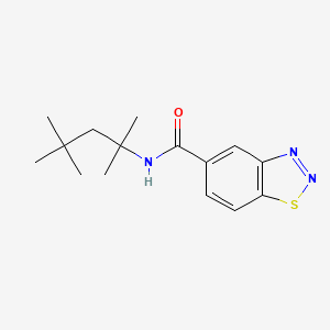 N-(1,1,3,3-tetramethylbutyl)-1,2,3-benzothiadiazole-5-carboxamide