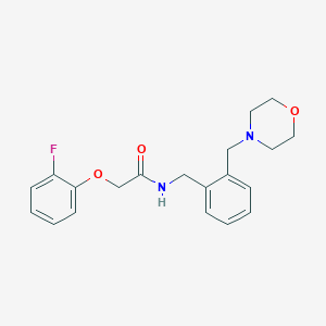 2-(2-fluorophenoxy)-N-[2-(4-morpholinylmethyl)benzyl]acetamide