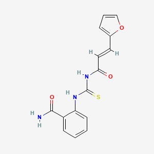 2-[({[3-(2-furyl)acryloyl]amino}carbonothioyl)amino]benzamide