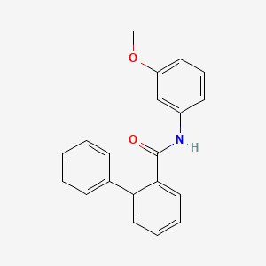 N-(3-methoxyphenyl)-2-biphenylcarboxamide