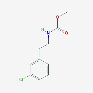molecular formula C10H12ClNO2 B5741557 methyl [2-(3-chlorophenyl)ethyl]carbamate 
