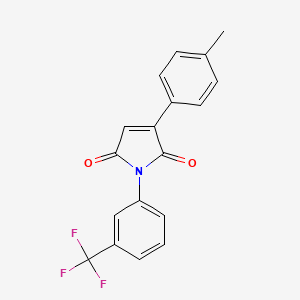 3-(4-methylphenyl)-1-[3-(trifluoromethyl)phenyl]-1H-pyrrole-2,5-dione