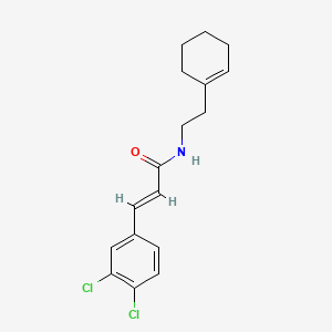 molecular formula C17H19Cl2NO B5741569 N-[2-(1-cyclohexen-1-yl)ethyl]-3-(3,4-dichlorophenyl)acrylamide 