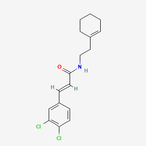 N-[2-(1-cyclohexen-1-yl)ethyl]-3-(3,4-dichlorophenyl)acrylamide