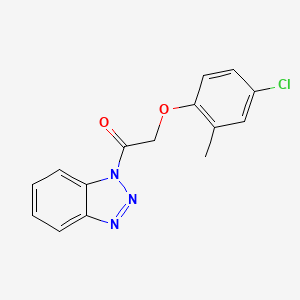 1-[(4-chloro-2-methylphenoxy)acetyl]-1H-1,2,3-benzotriazole