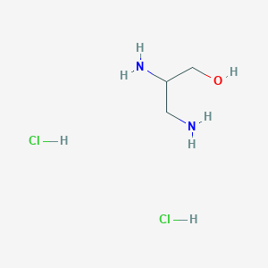 molecular formula C3H12Cl2N2O B057416 2,3-Diaminopropan-1-ol dihydrochloride CAS No. 52393-59-6