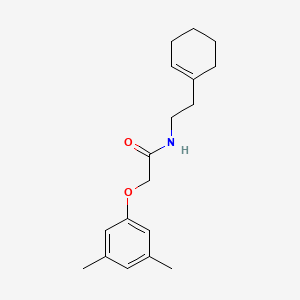 N-[2-(1-cyclohexen-1-yl)ethyl]-2-(3,5-dimethylphenoxy)acetamide