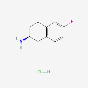 (S)-6-Fluoro-1,2,3,4-tetrahydronaphthalen-2-amine hydrochloride