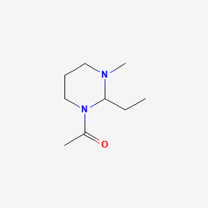 1-(2-Ethyl-3-methyltetrahydropyrimidin-1(2H)-yl)ethanone