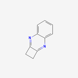 molecular formula C10H8N2 B574172 1,2-Dihydrocyclobuta[b]quinoxaline CAS No. 159850-92-7