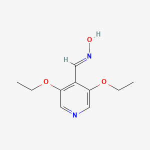 (E)-3,5-diethoxyisonicotinaldehyde oxime
