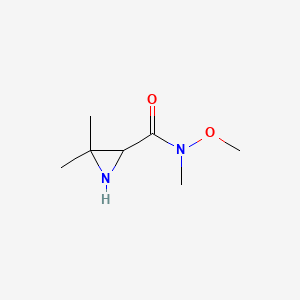 N-Methoxy-N,3,3-trimethylaziridine-2-carboxamide